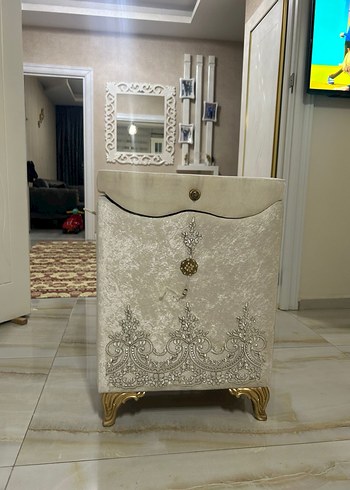  Beden Renk Kadife Çamaşır Sepeti