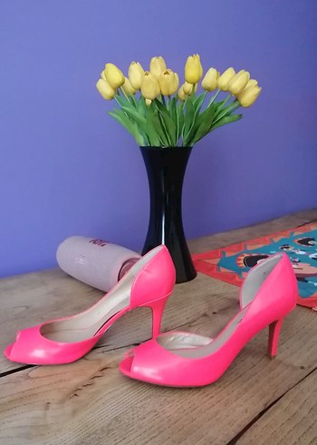 Neon pembe ayakkabı - Görsel 9