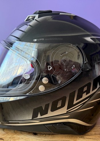 Nolan metal siyah Kask - Görsel 5