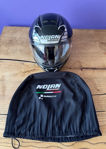 Nolan metal siyah Kask - Görsel 8