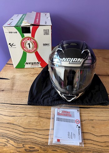 Nolan metal siyah Kask - Görsel 9