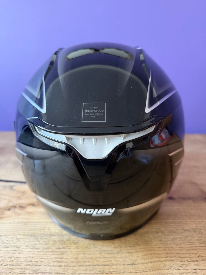 Nolan metal siyah Kask - Görsel 2