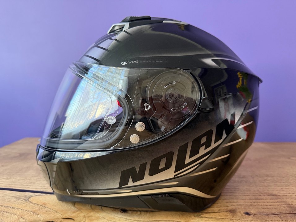 Nolan metal siyah Kask - Görsel 5