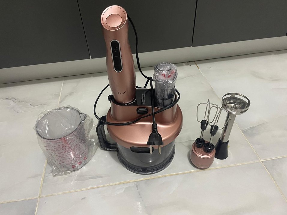 Beyaz ve Gri Blender Seti - Görsel 4