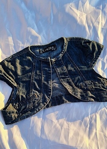y2k kot ceket bolero