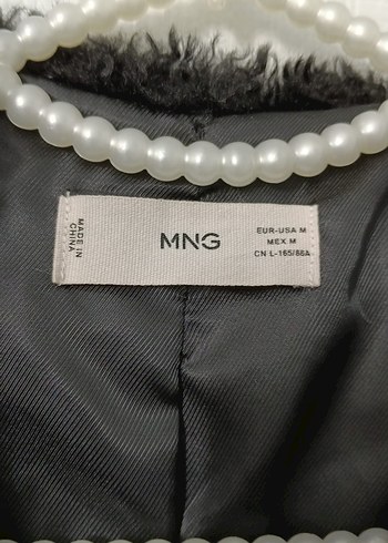 Siyah Kürk Detaylı Midi Kadın Mont - Görsel 2