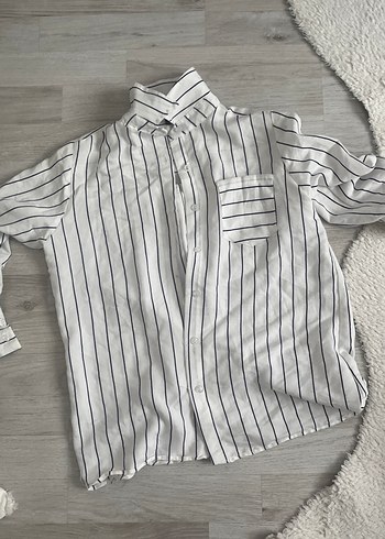 Laciver cizgili gömlek - Görsel 3