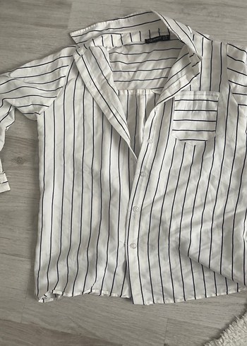 Laciver cizgili gömlek - Görsel 5