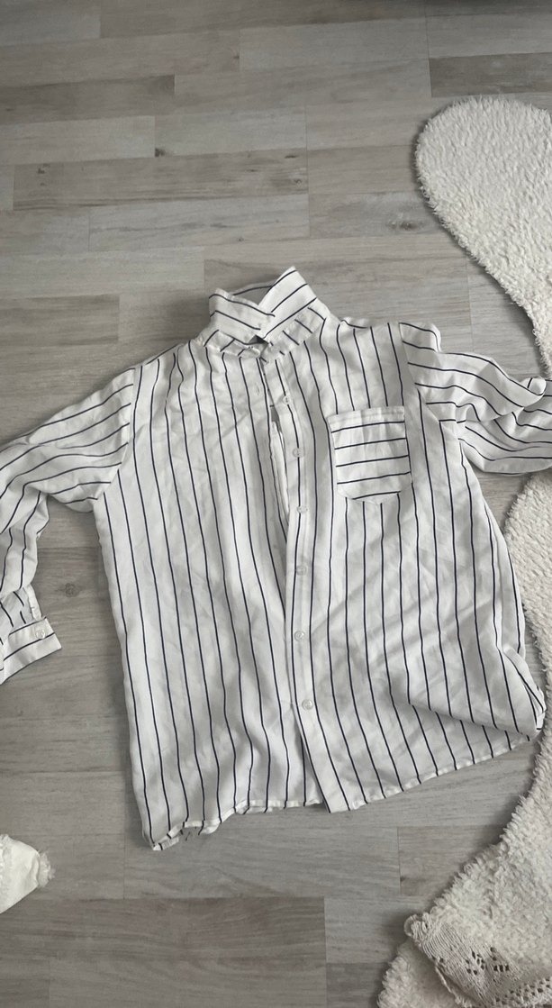 Laciver cizgili gömlek - Görsel 2