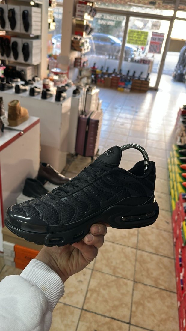 Siyah Erkek Spor Ayakkabı Bağcıklı ithal - Görsel 3