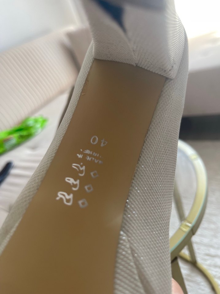 Beyaz Platform Topuklu Kadın Ayakkabı - Görsel 3