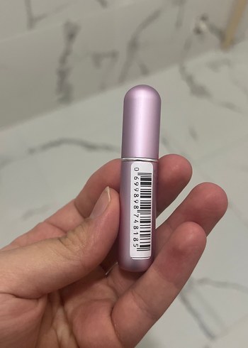 Taşınabilir Pembe Kadın Parfüm Şişesi - Görsel 2