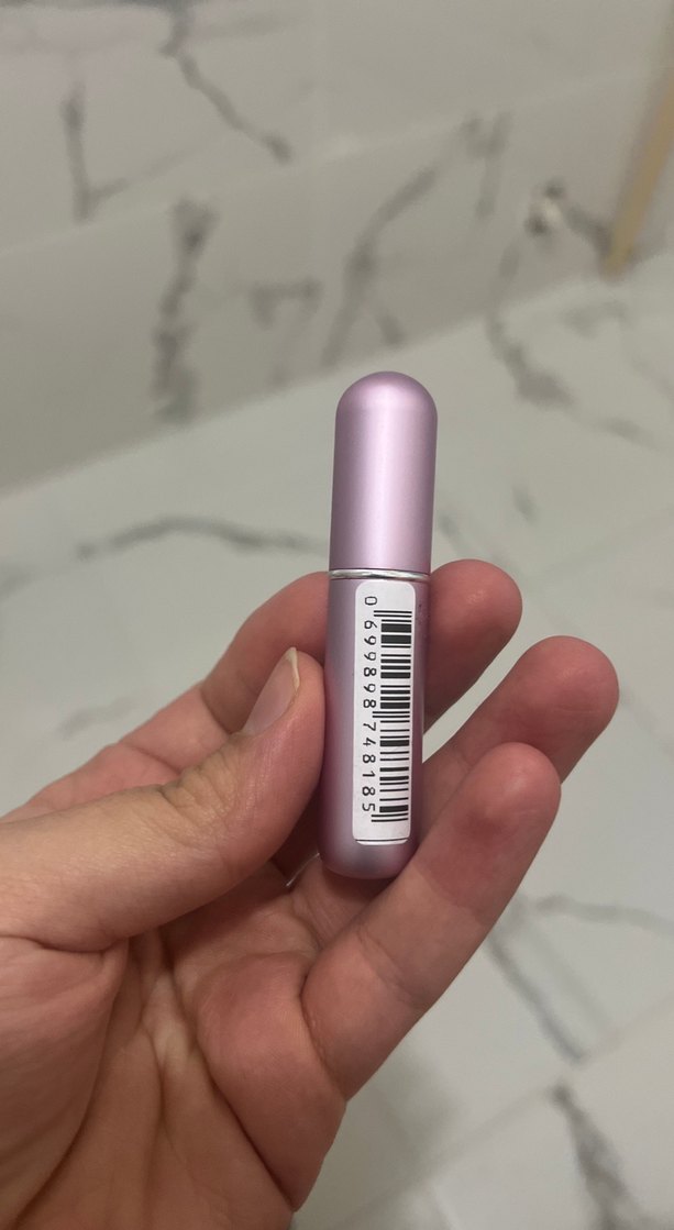 Taşınabilir Pembe Kadın Parfüm Şişesi - Görsel 2