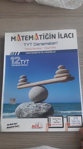 Acil yayınları matematiğin ilacı tyt matematik denemesi 12 denem