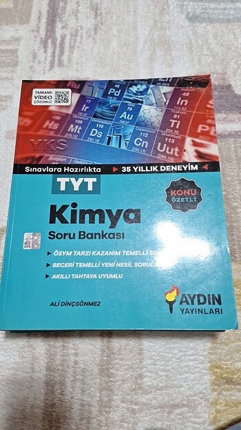 Aydın yayınları tyt kimya soru bankası