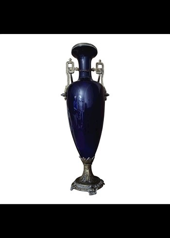 Fransız Liberty Antika Cam Vazo - Görsel 4