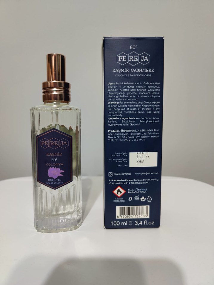 Pereja Kaşmir Kadın Kolonyası 100 ml - Görsel 2