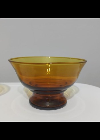 Amber Cam El Yapımı Üfleme Kase Seti - Görsel 2