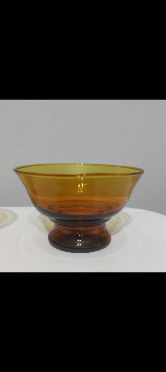 Amber Cam El Yapımı Üfleme Kase Seti - Görsel 2