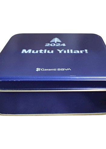 Garanti Bankası Metal Çikolata Kutusu - Görsel 2