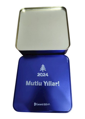 Garanti Bankası Metal Çikolata Kutusu - Görsel 5