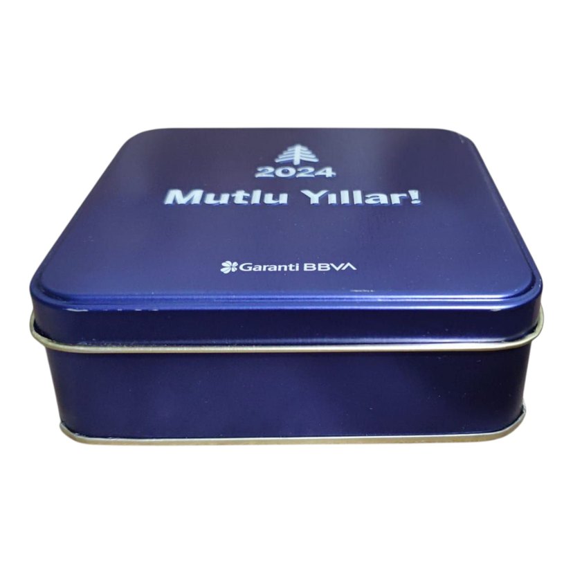 Garanti Bankası Metal Çikolata Kutusu - Görsel 2