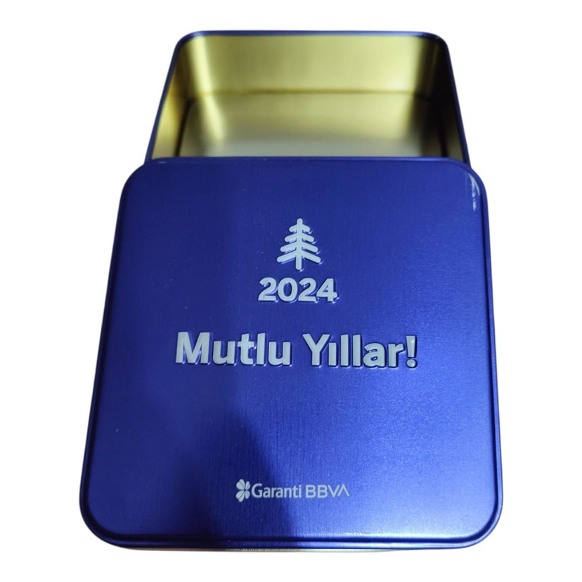 Garanti Bankası Metal Çikolata Kutusu - Görsel 3