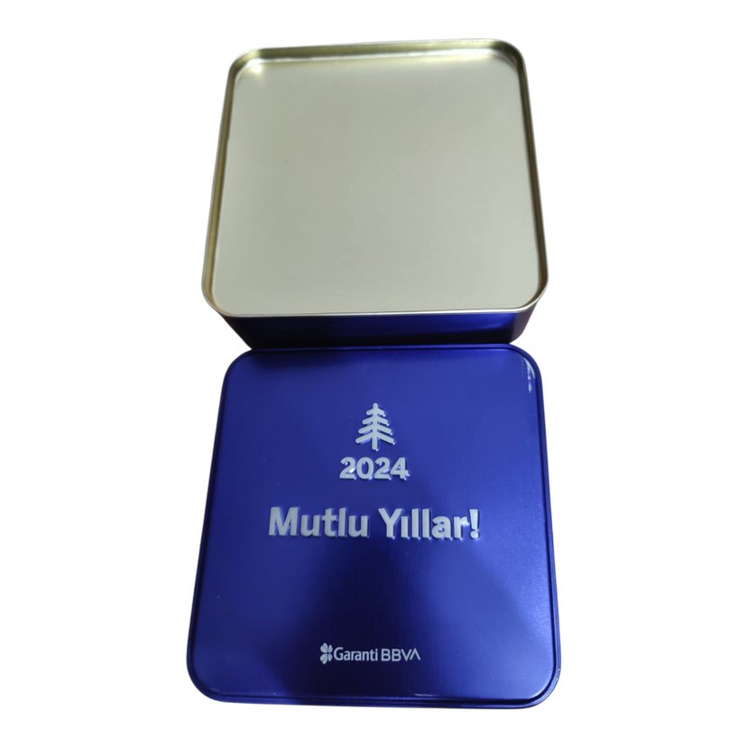 Garanti Bankası Metal Çikolata Kutusu - Görsel 5
