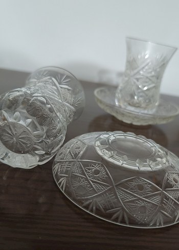 Kesme Kristal Çay Bardağı Set - Görsel 6