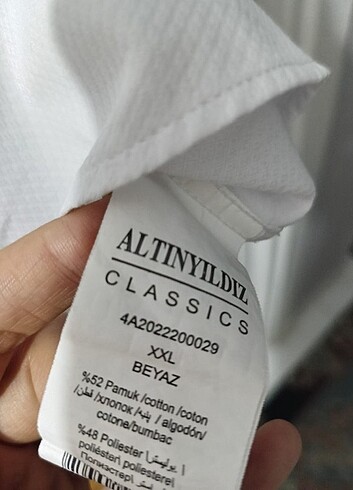 xxl Beden beyaz Renk Altınyıldız marka beyaz gömlek 