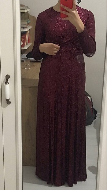 Alvina Kırmızı Balık Abiye