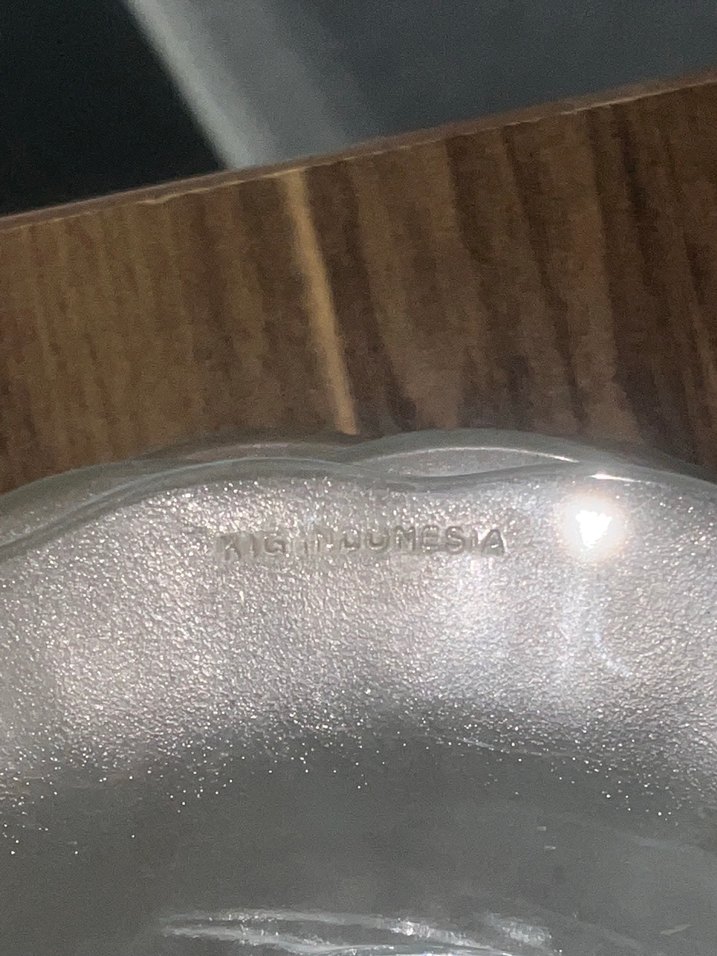 kabartma desenli cam servis tabağı - Görsel 4