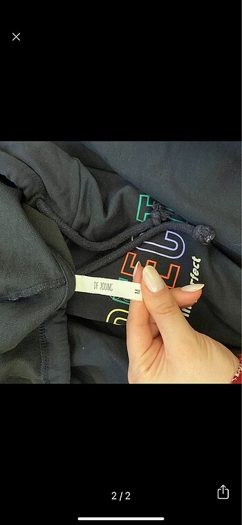 Defacto gri sweatshirt