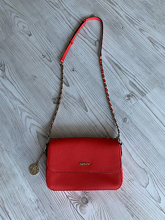 DKNY Dkny orijinal kirmizi canta