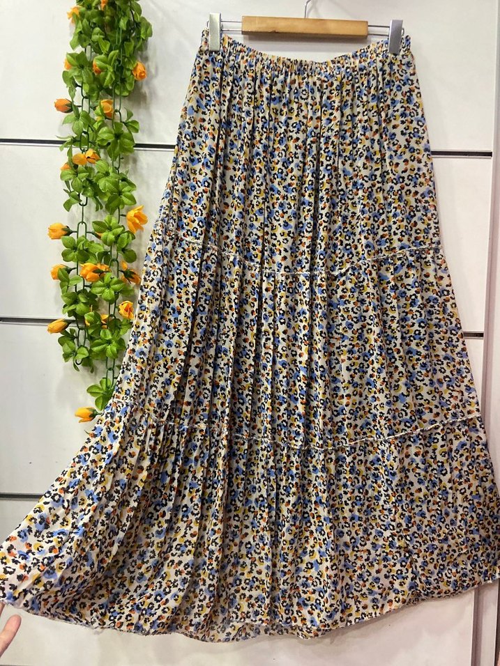 şifon etek - Görsel 5