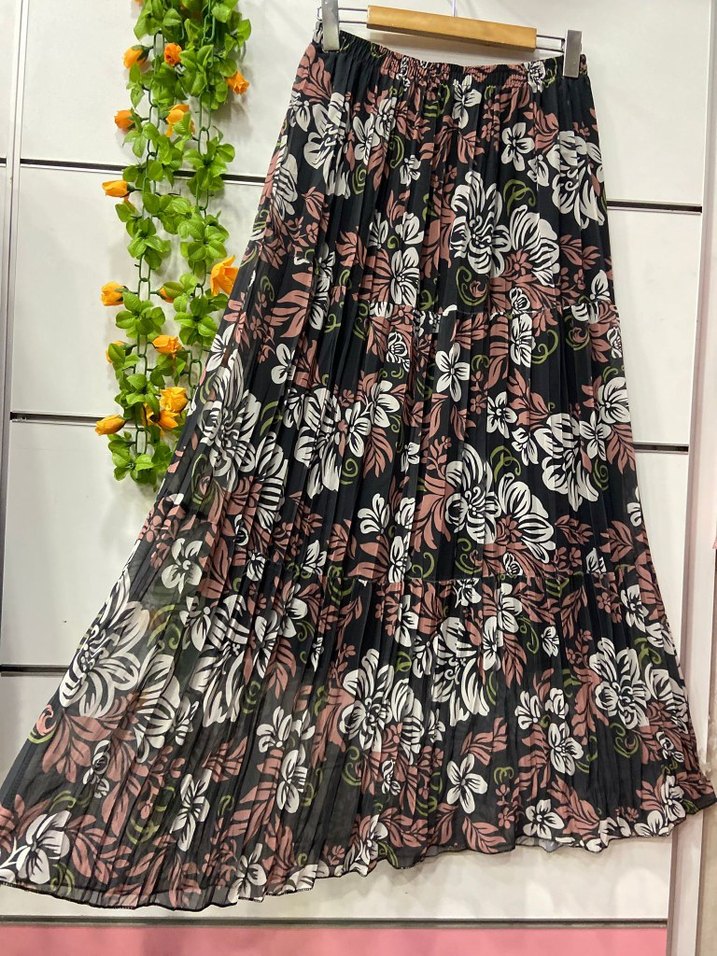 şifon etek - Görsel 4