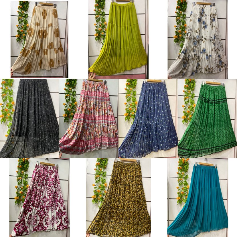 şifon etek - Görsel 3