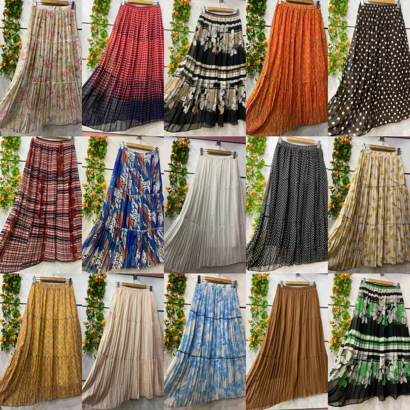 şifon etek - Görsel 2