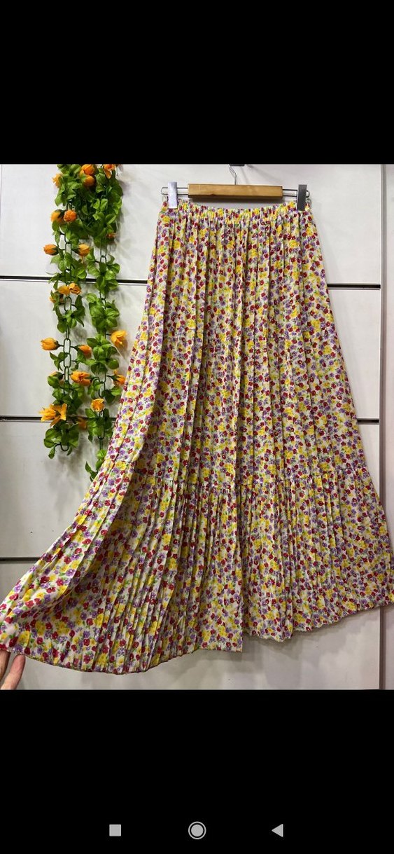 şifon etek - Görsel 4