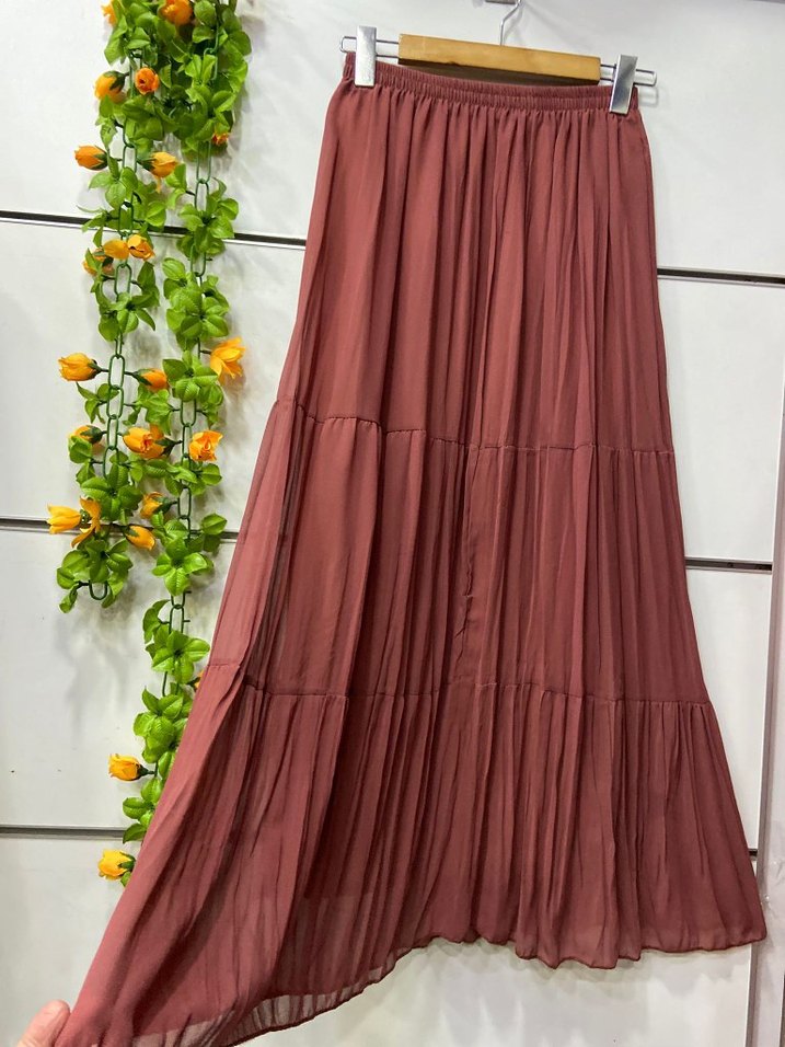 şifon etek - Görsel 4