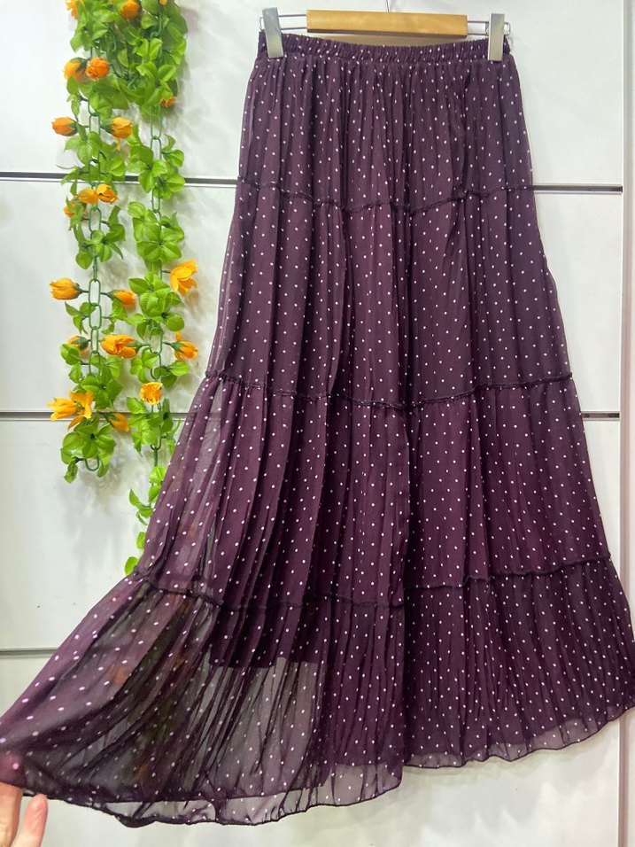 şifon etek - Görsel 5