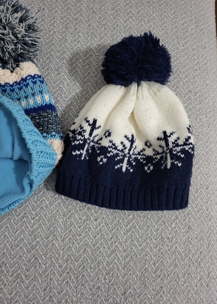 2li Kışlık Şapka  - Görsel 2