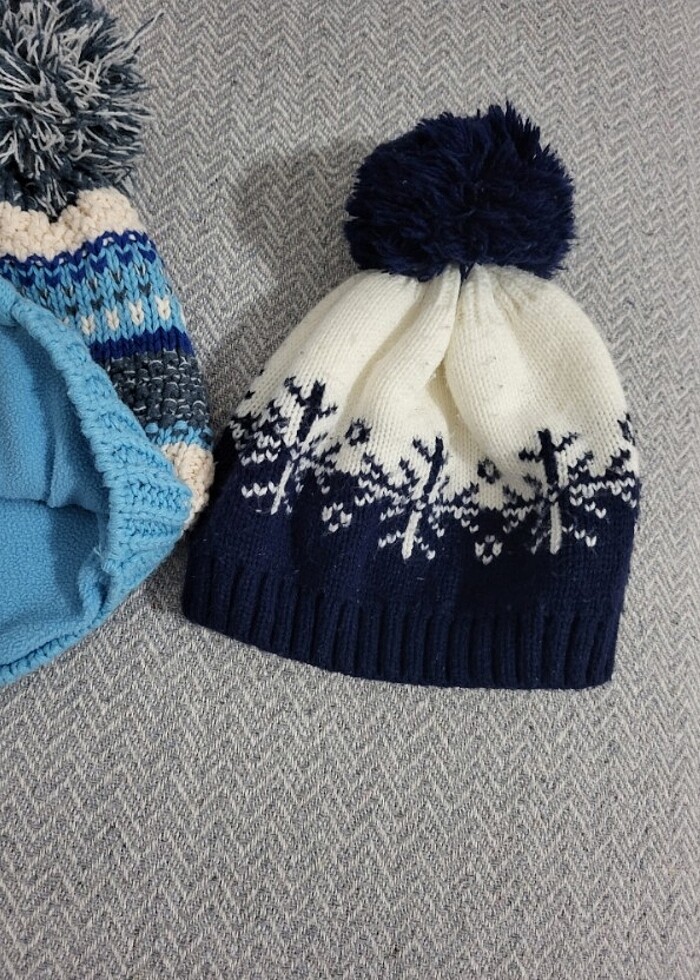 2li Kışlık Şapka  - Görsel 4