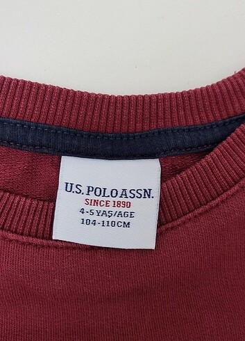 4 Yaş Beden U.S. Polo Sweatshirt