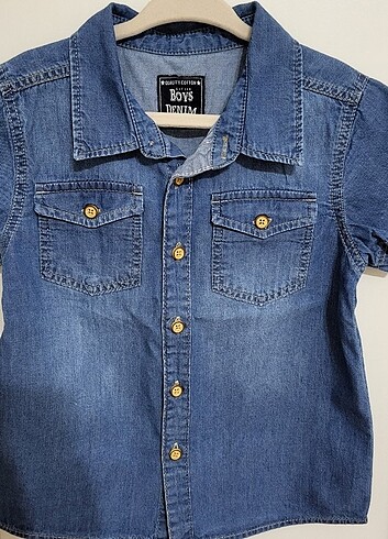 LC Waikiki Çocuk Kot Gömlek - Görsel 5