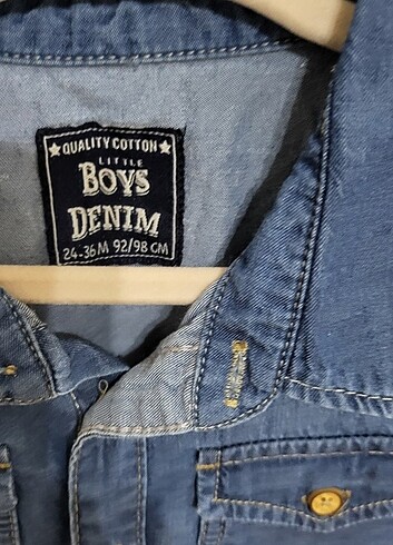 LC Waikiki Çocuk Kot Gömlek - Görsel 6