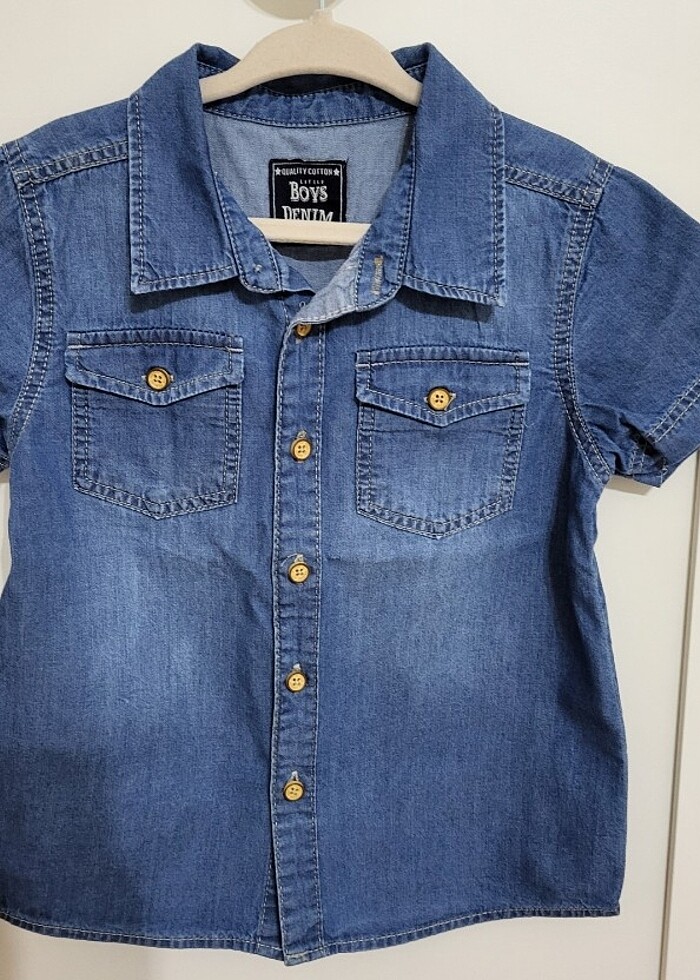 LC Waikiki Çocuk Kot Gömlek - Görsel 2