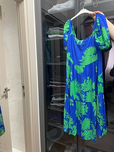xl Beden çeşitli Renk Elbise