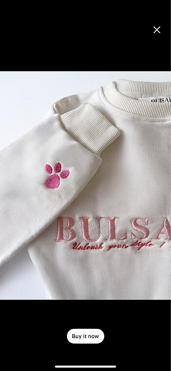 Zara Pembe panter nakışlı Sweatshirt Şort takım