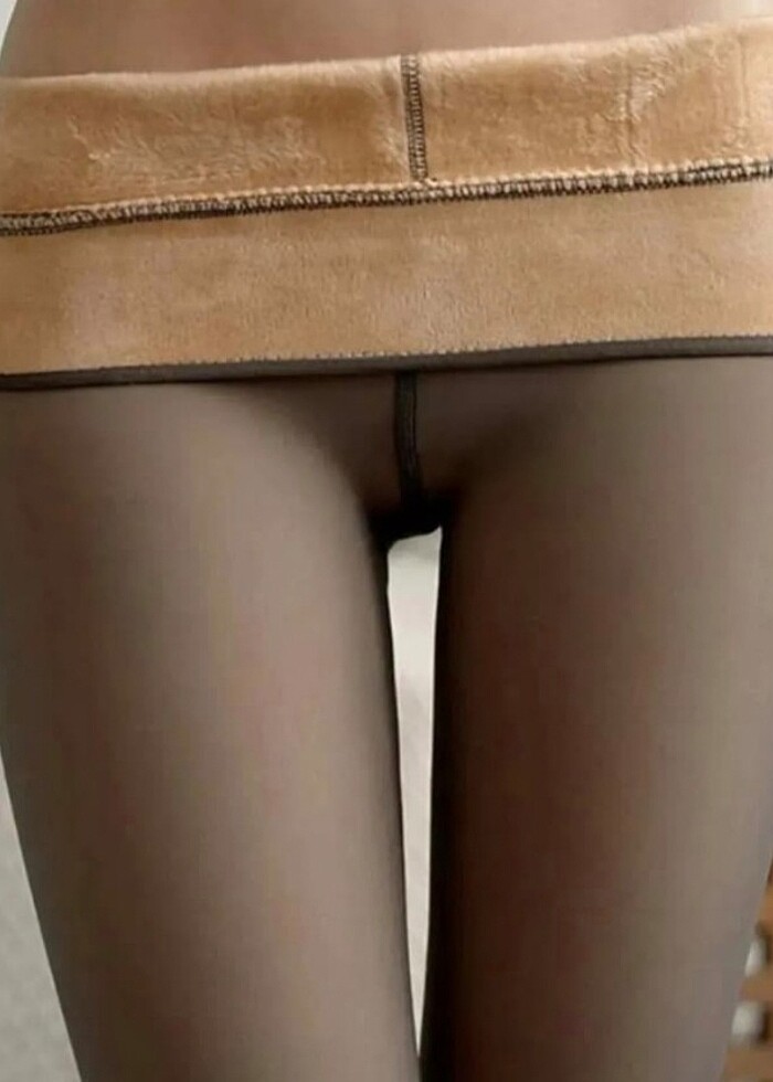 içi pelus külotlu çorap  - Görsel 4